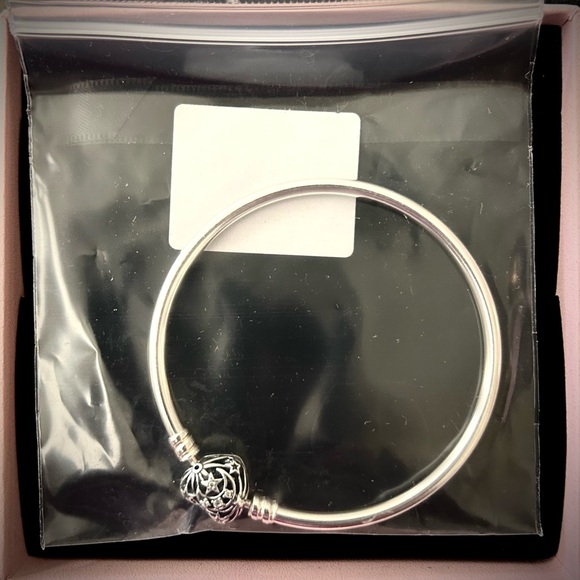 🌹Pandora Silver Bangle Bracelet - Picture 1 of 2